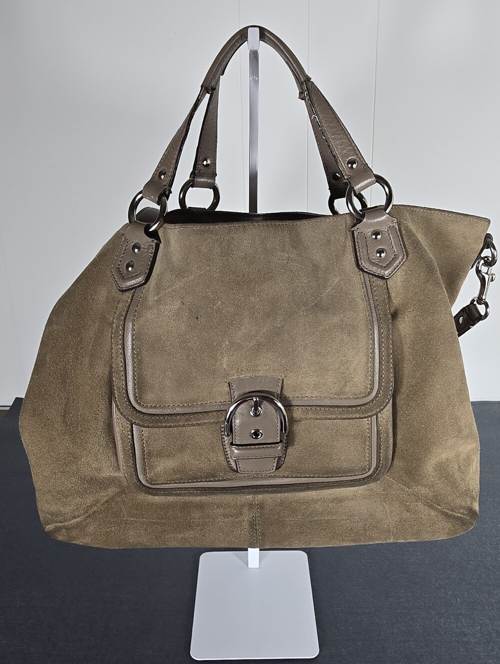 Coach Campbell Suede Belle Carryall Fall
